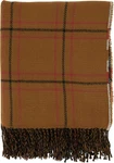 Saro Lifestyle Reversible Plaid Throw Blanket, Rust, 50"" X 60",. Fixed Price $59.99.