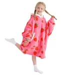 Kipswiza Strawberry Blanket Hoodie Gifts For Kids, Oversized Soft Sherpa Fleece. Fixed Price $52.64.