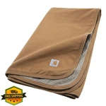 Carhartt Firm Duck Sherpa Throw Blanket, Reversible Pet Brown. Fixed Price $212.99.