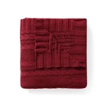 Vcny Home Cable Knit Super Soft Microfiber Throw Blanket 50X70, Red. Fixed Price $27.99.
