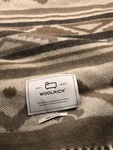 Woolrich Throw Blanket Brown Jacquard Made In Italy New. Fixed Price $110.00.