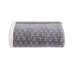 Eddie Bauer - Throw Blanket, Brushed Fleece & 50" X 70", Fair Isle Dark Steel. Fixed Price $27.08.