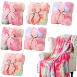 Pcs Sleepover Blankets For Girls 40"X60" Tie Dye Fleece Throw Bulk.... Fixed Price $89.77.