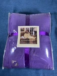 Tv Blanket With Sleeves Microplush Sack Adult Size 60" X 70" Purple Snuggie. Fixed Price $16.99.