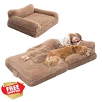 Otteroasis Foldable Human Dog Bed Brown 72X44X10 Memory Foam. Fixed Price $144.99.