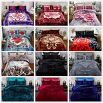 Winter Bed Blankets Queen King Super Soft Sherpa 3 Ply Quilt With 2 Sham. Fixed Price $59.99.