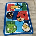 Blanket 43 X60" Angry Birds Micro Fleece Throw. BT-8. Fixed Price $9.95.