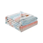 Wrangler Plush Fleece Blanket (glen Canyon Stripe-muted Turquoise/desert Sand). Fixed Price $44.99.