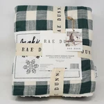Rae Dunn Making Spirits Bright Throw Buffalo Check Sherpa Blanket New Green Cozy. Fixed Price $44.99.