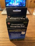 Emergency Sleeping Bag Blanket-camping Outdoor Survival 84"X36"- EB1311 Se Nib. Fixed Price $8.32.