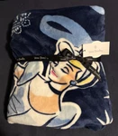 Vera Bradley Disney Collection Cinderella Paisley Twilight Blue Plush Throw Nwt. Fixed Price $74.59.