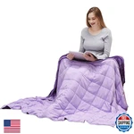 Motrip Weighted Blanket Queen Flannel Reversible 60X80 20LB Plush Warm. Fixed Price $68.72.