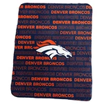 Denver Broncos Classic Team Logo Fleece 50X60 Throw Blanket. Fixed Price $29.99.