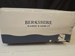 Twin Size Berkshire Blanket. Navy Microfleece New. Fixed Price $21.99.