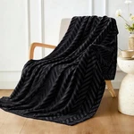 Whale Flotilla Flannel Fleece Blanket For THROW(50X60 Inch), Black. Fixed Price $33.38.