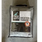 True North Heated Throw 50 X 60 Gray 3 Settings 2 Hour Auto Shut Off. Fixed Price $29.99.