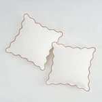 Mayler Yee Scalloped Pillow Covers Set Of 2 For Living Room Spring Decorative. Fixed Price $54.00.