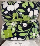 Vera Bradley Throw Blanket Fleece Plush 80X50 Lucky You #12408-203 Nwt Rare. Fixed Price $79.95.