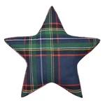 Spencer Plaid Navy Star Pillow - Levtex Home. Fixed Price $44.99.