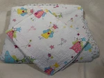 Laura Ashley Kids Quilt Blanket Pillow Sham Set Fairy Princess 80"X64". Fixed Price $39.54.