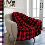Plaid Blanket Soft Fleece Throw Buffalo Check Pattern Bedspread Sofa Couch. Fixed Price $20.99.