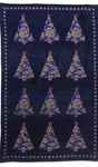 Vera Bradley Throw Blanket Holiday Tree Peacoat Size 80 X 50 Inch New And Sealed. Fixed Price $29.00.
