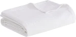 Madison Park Egyptian Cotton Luxury Blanket White 90X90 Full/queen Size Knit. Fixed Price $56.64.