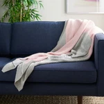 Safavieh Elowen Throw Blanket Grey / Pink. Fixed Price $53.92.