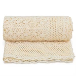 Tegeme Boho Throw Blanket 50X60 Vintage 100 Handmade Crochet Cotton. Fixed Price $87.73.