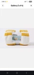 Room Essentials Plush Throw Blanket 50"X 60" - Yellow And White Stripes New. Fixed Price $9.99.