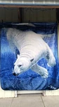 Polar Bear Ocean Dive Swim Queen Size Blanket Bedspread. Fixed Price $62.74.