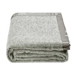 Spencer & Whitney Wool Herringbone Throw Blanket, Grey, Queen Size. Fixed Price $129.48.