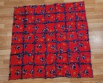 Vintage Delta X44 Transformers Handmade Flannel Kids Throw Blanket 40" 42". Fixed Price $20.00.