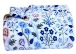 The Big One Oversized Supersoft Blue Floral Plush Throw Blanket 60" X 72" New. Fixed Price $21.00.
