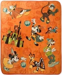 Disney Mickey Friends Halloween Throw Blanket New Minnie Donald Goofy Pluto. Fixed Price $25.99.