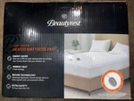 Beautyrest Heated Mattress Pad Electric Bed Warmer 5 Settings King 2 Controllers. Fixed Price $109.99.