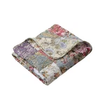Greenland Home Blooming Prairie Quilted Patchwork Throw 50" X 60" Blanket. Fixed Price $50.76.