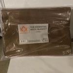 Arcturus Essential Wool Blanket - 4.5 Lbs, Warm, Washable, 64" X 88" (camel). Fixed Price $40.00.
