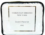 New Pretty White King Duvet Cover 3PSET Christian Siriano Kristen Eyelash Trim. Fixed Price $43.11.