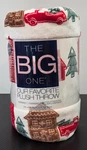 The Big One Oversized Plush Throw Blanket Holiday Design 5' X 6' Tawny Brown. Fixed Price $20.02.