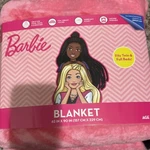 Barbie Twin & Full Blanket Hot Pink 62X90 Mattel 2024, Brand New. Fixed Price $30.00.