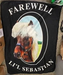 Parks And Recreation Farewell Li'l Sebastian Fleece Throw Blanket. Fixed Price $17.99.