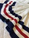 New Tommy Hilfiger 50" 60" Ivory White Cable Knit Luxurious Soft Throw Blanket. Fixed Price $45.00.