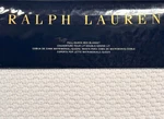 New Ralph Lauren Ariel Queen Size White Blanket Knit Ribbed Cotton Msrp $355. Fixed Price $159.00.