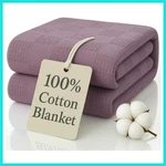 Jmr 100% Cotton Waffle Blanket Queen Size - Lightweight Weave Throw Fo.... Fixed Price $53.98.