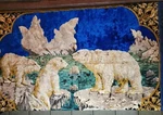 Polar Bears Fringed Tapestry Throw Blanket 56X38. Fixed Price $35.00.