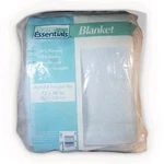 Vtg Home Essentials Solid Acrylic? Blanket Bab Blue 72 X 90 New Sealed Full/twin. Fixed Price $19.99.