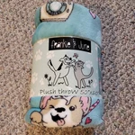 Frankie & June Cappuccino Corgiccino Plush Throw Blanket 50X60. Fixed Price $18.99.