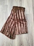 Lavish Home Brown Mink Faux Fur Throw 50X60 Pv New Pkg. Fixed Price $20.00.
