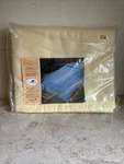 Owen Plymouth Usa Polyester Yellow Blanket Satin Trim 72" X 90" Twin Full Nos. Fixed Price $30.00.